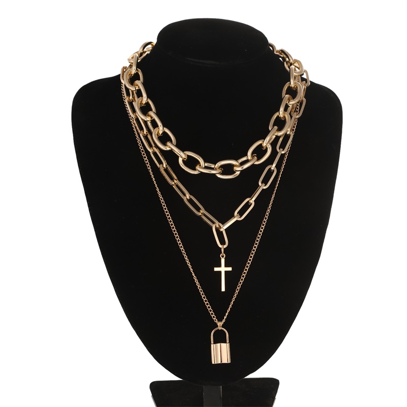FNQUFUJ Layered grunge aesthet - Layered Pendant Necklace Aesthetic recension och pris