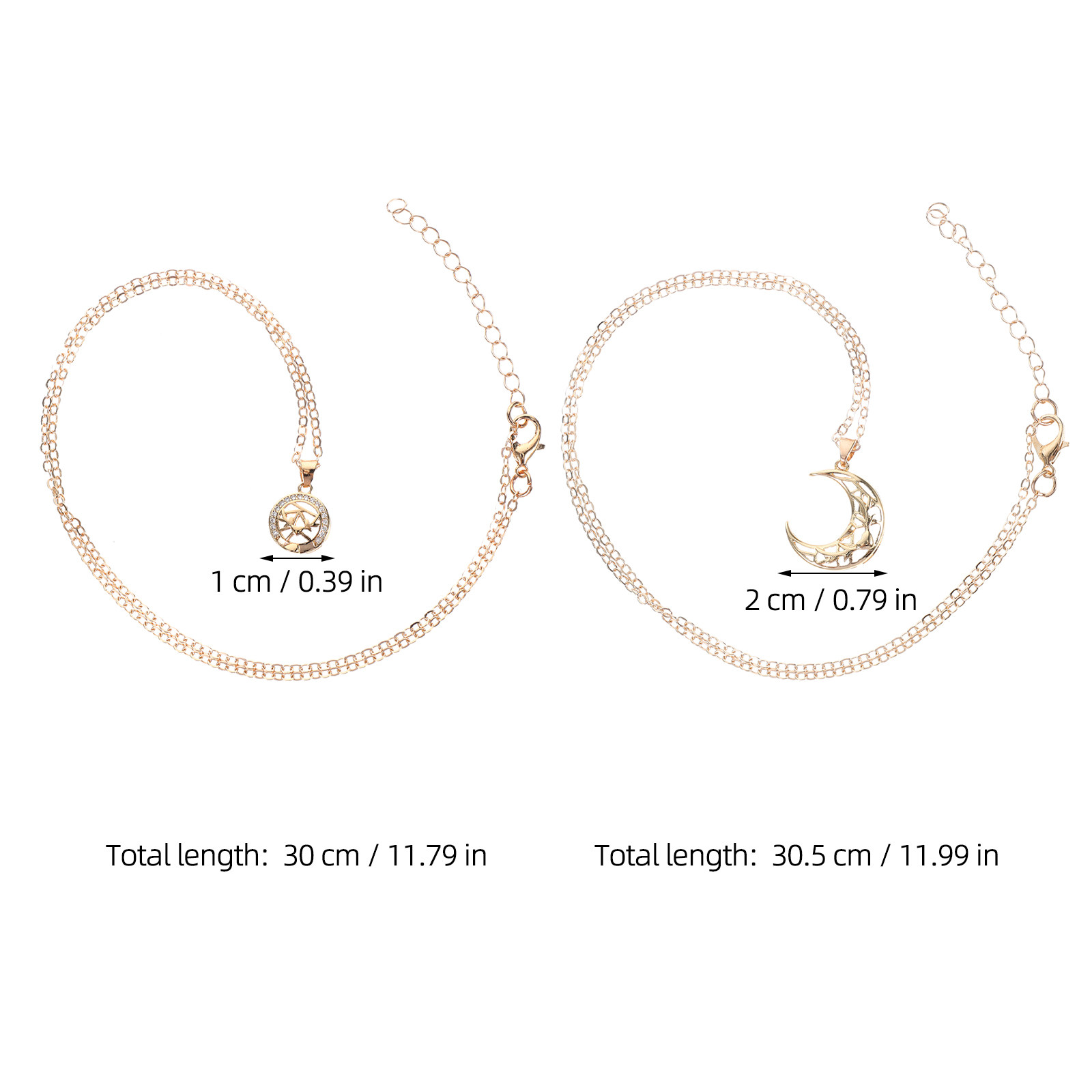 1Pair Sun and Moon Necklace Se - Magnetic Couple Matching Necklaces recension och pris