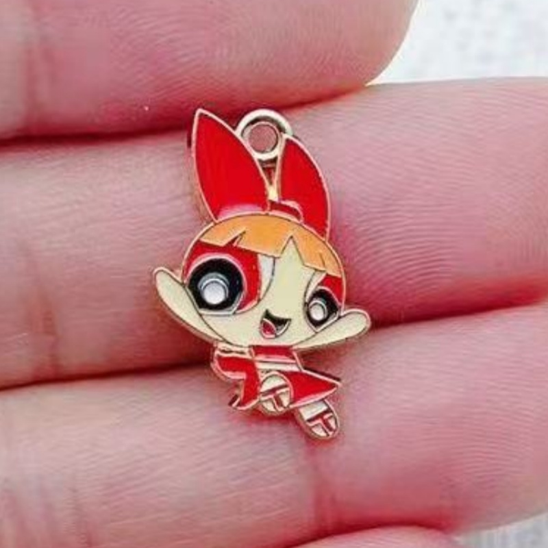 10pcs Alloy Oil-Dripping Carto - Earrings recension och pris