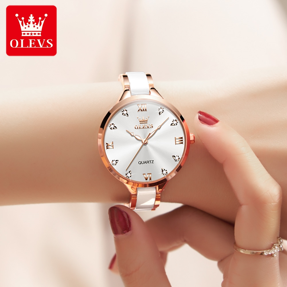 OLEVS 5872 Women Watches Quart - Watch Accessories recension och pris