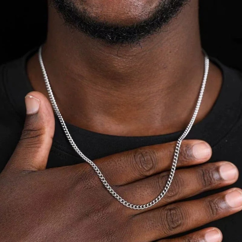 2mm Men's Cuban Chain Necklace - Cuban Link Chain 12Mm recension och pris