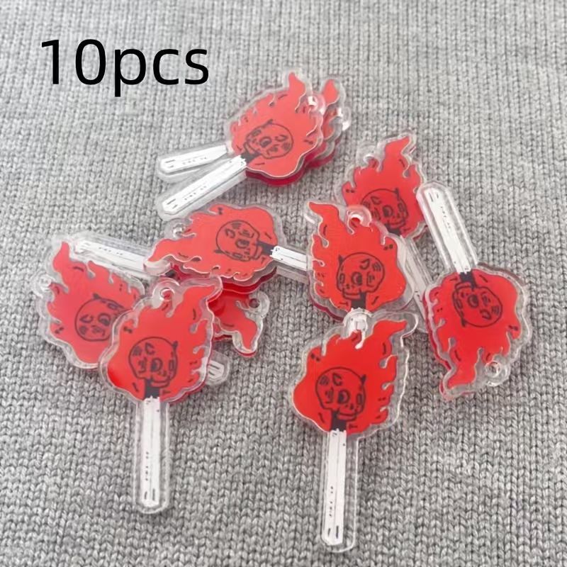 10pcs acrylic skull pendant, D - Earrings recension och pris