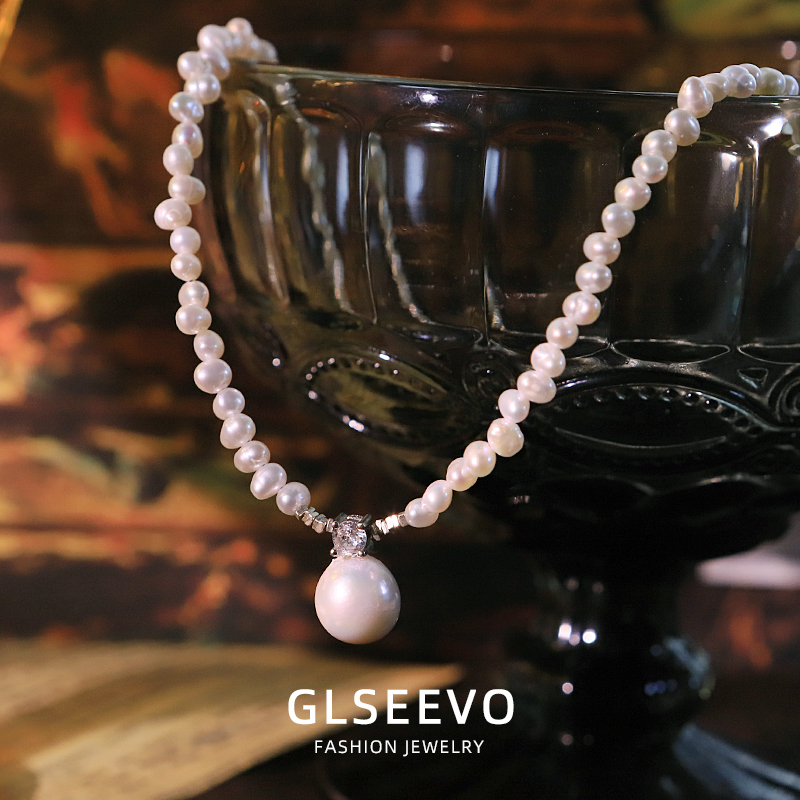 New Fashion Freshwater Pearl Z - Pearl Choker Necklace Vintage recension och pris