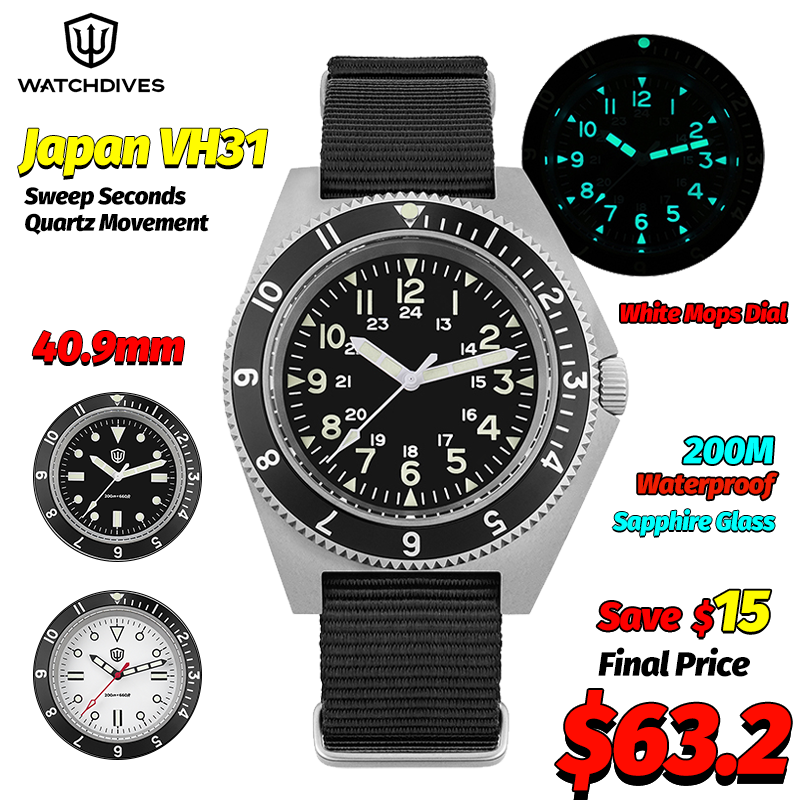 Watchdives WD1972 Quartz Watch - Watch Accessories recension och pris