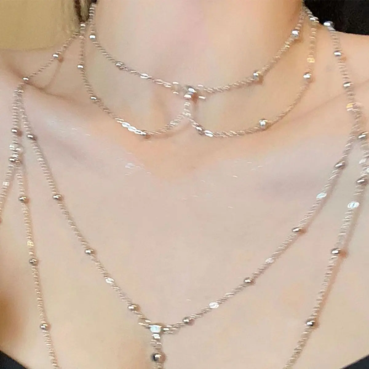 Sexy Aesthetic Multi-layer Spa - Layered Pendant Necklace Aesthetic recension och pris
