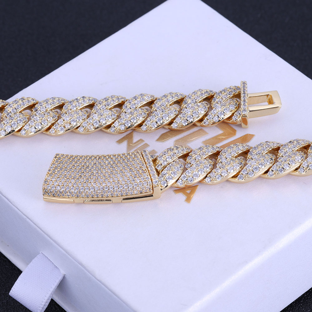 ESKEEM New Style 13MM Iced Out - Cuban Link Chain 12Mm recension och pris